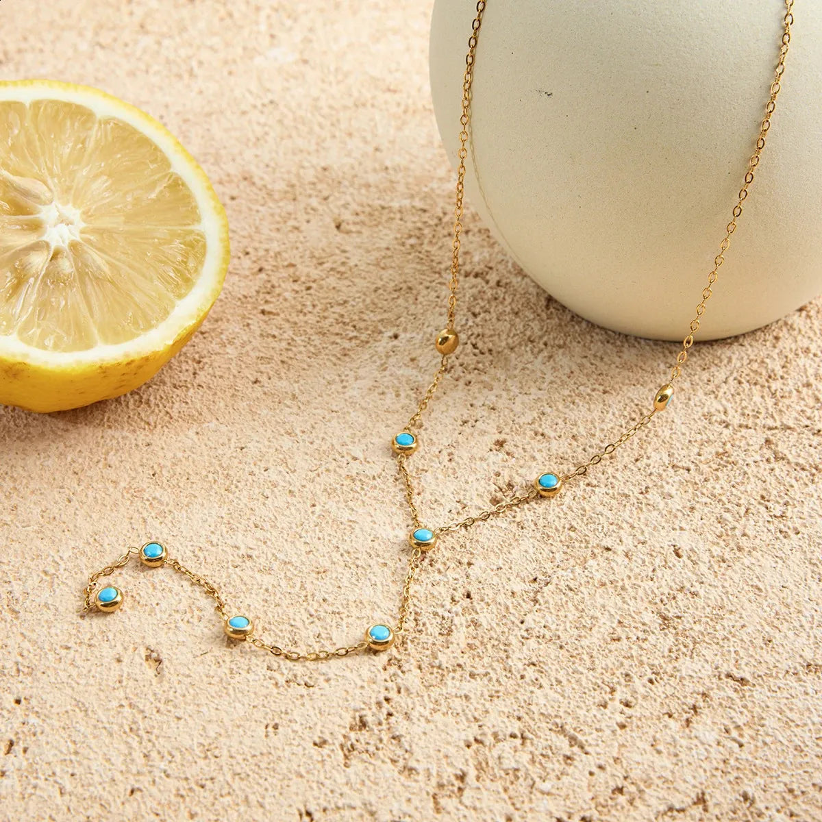 Cindy Necklace (Turquoise)