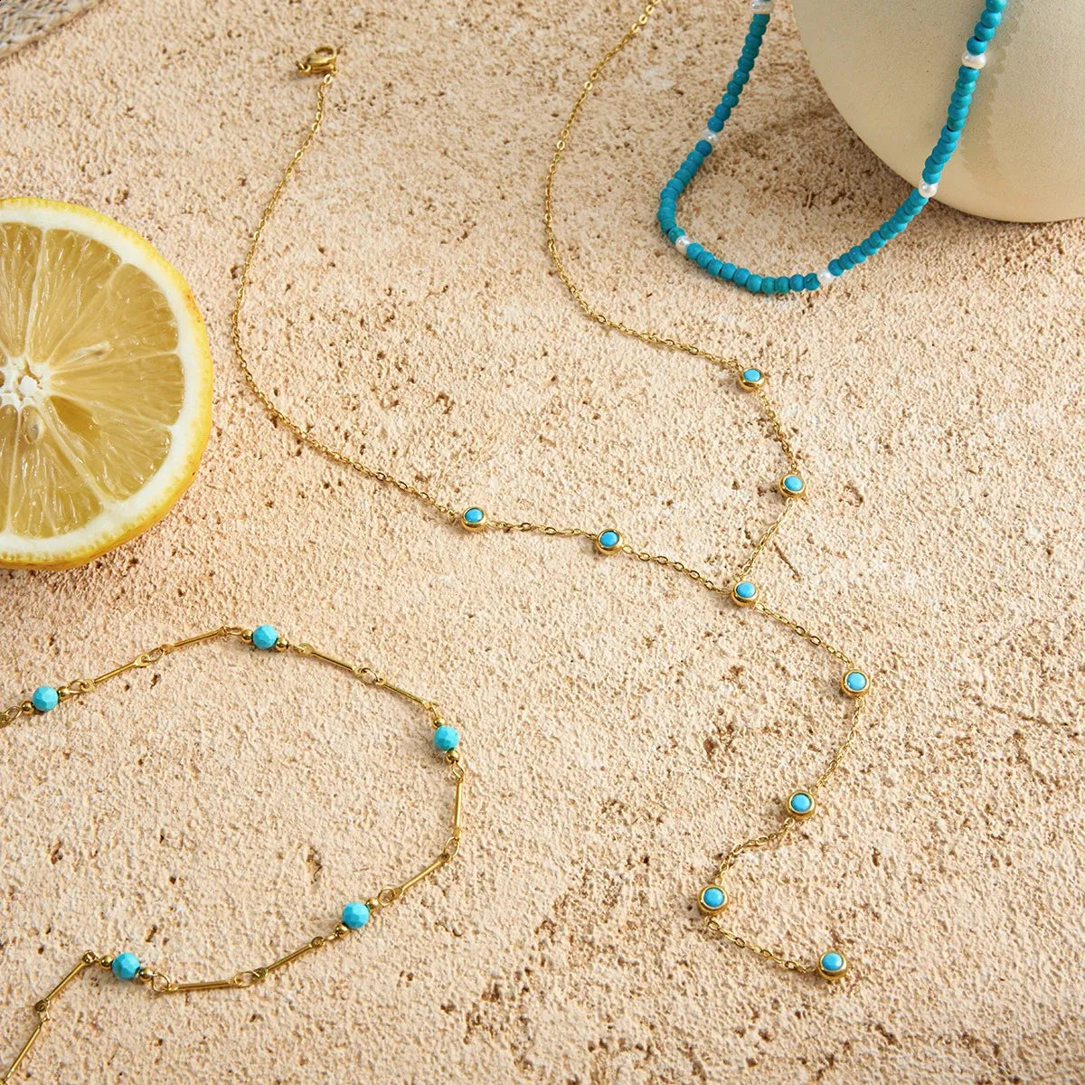 Cindy Necklace (Turquoise)