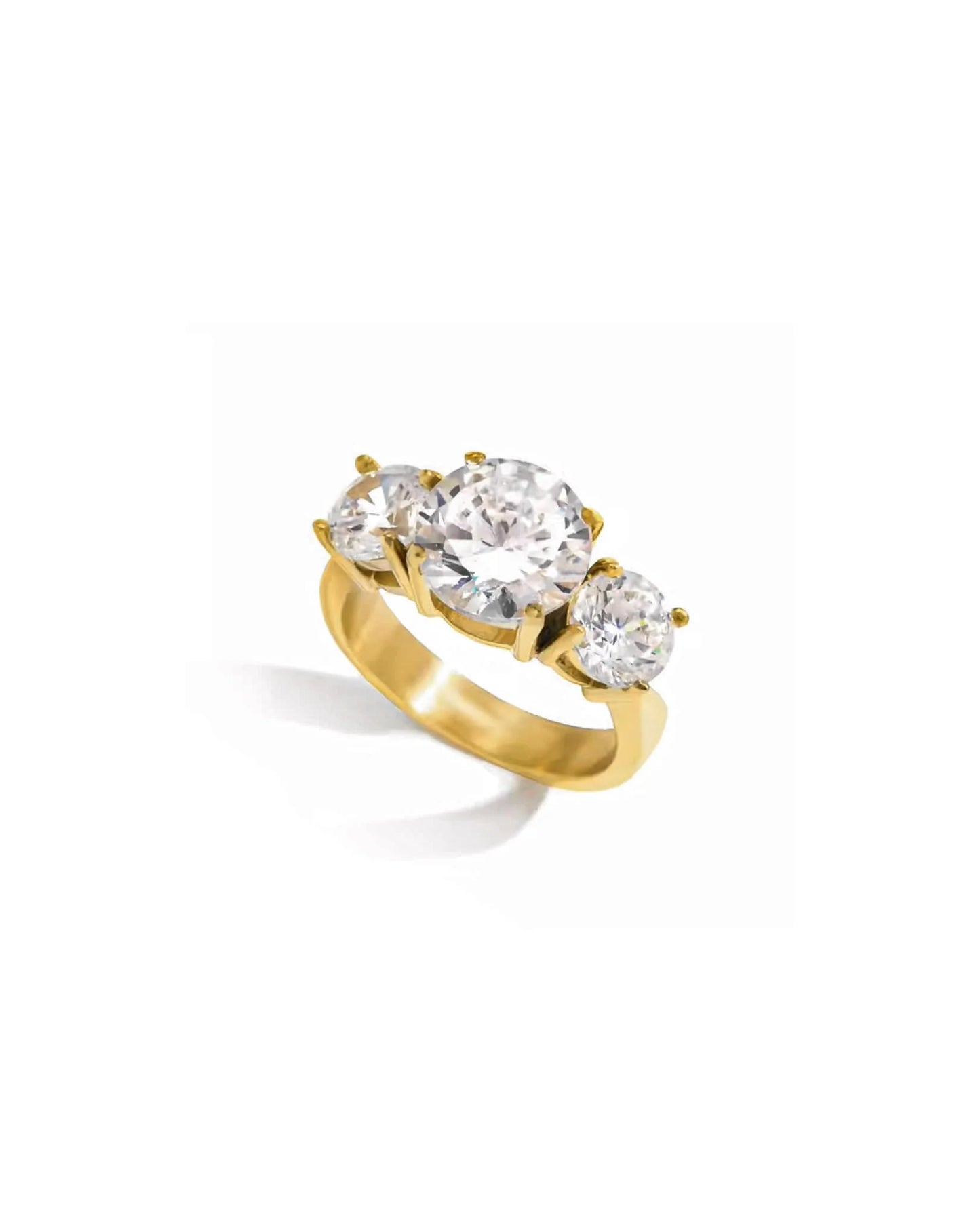 Triple Solitaire Ring