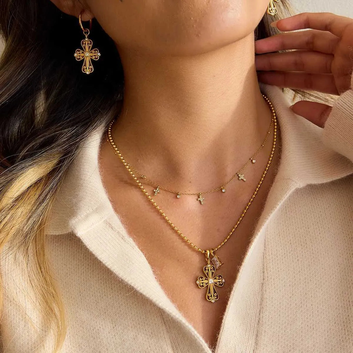 Phoebe Enamel Necklace
