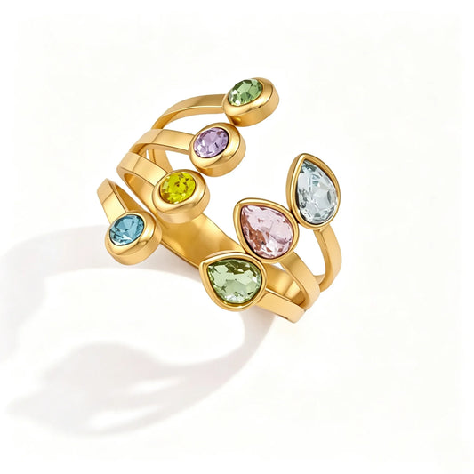 Juno Rainbow Gem Ring