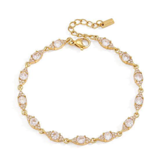 Viola Tennis Bracelet
