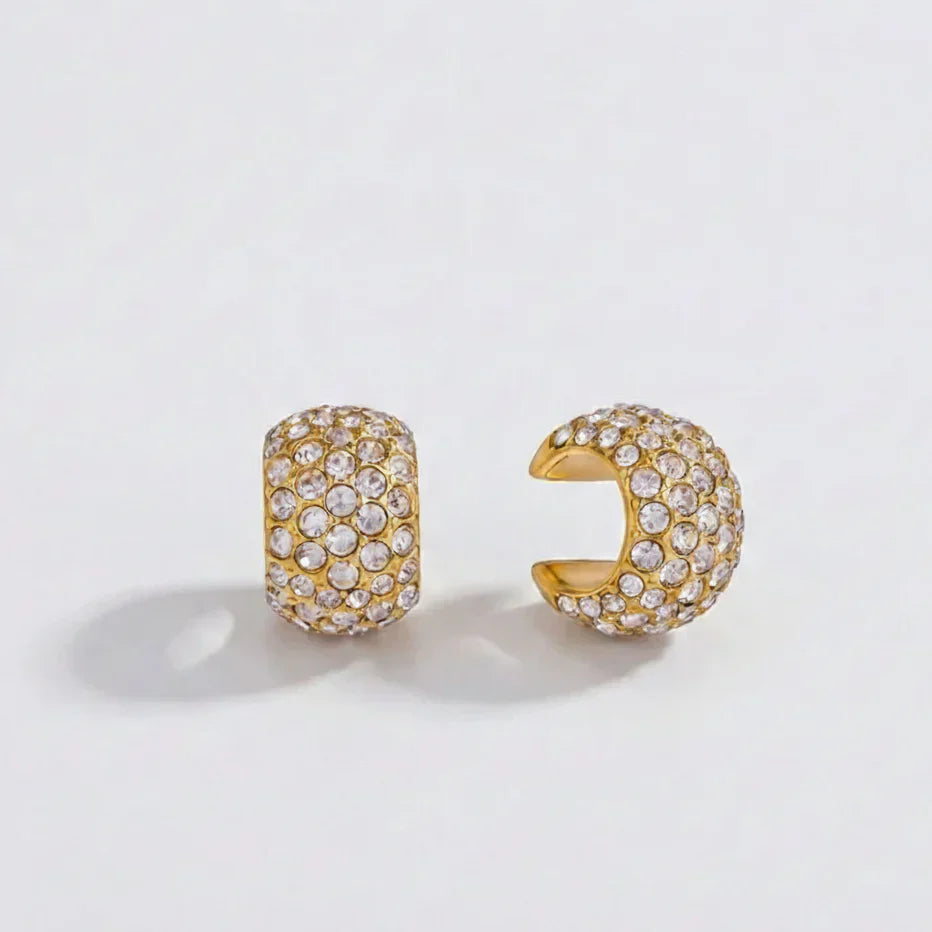 Dion Studded Ear Cuff Earrings
