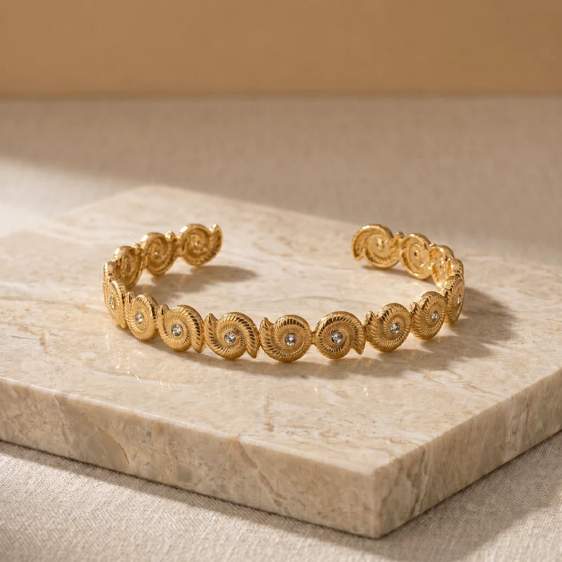 Ocean's Blessing Cuff Bracelet