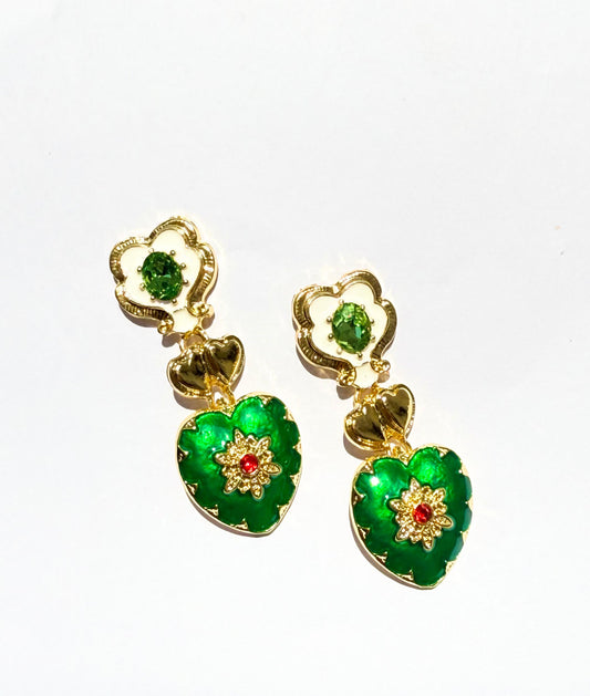 Rhythm Enamel Earrings