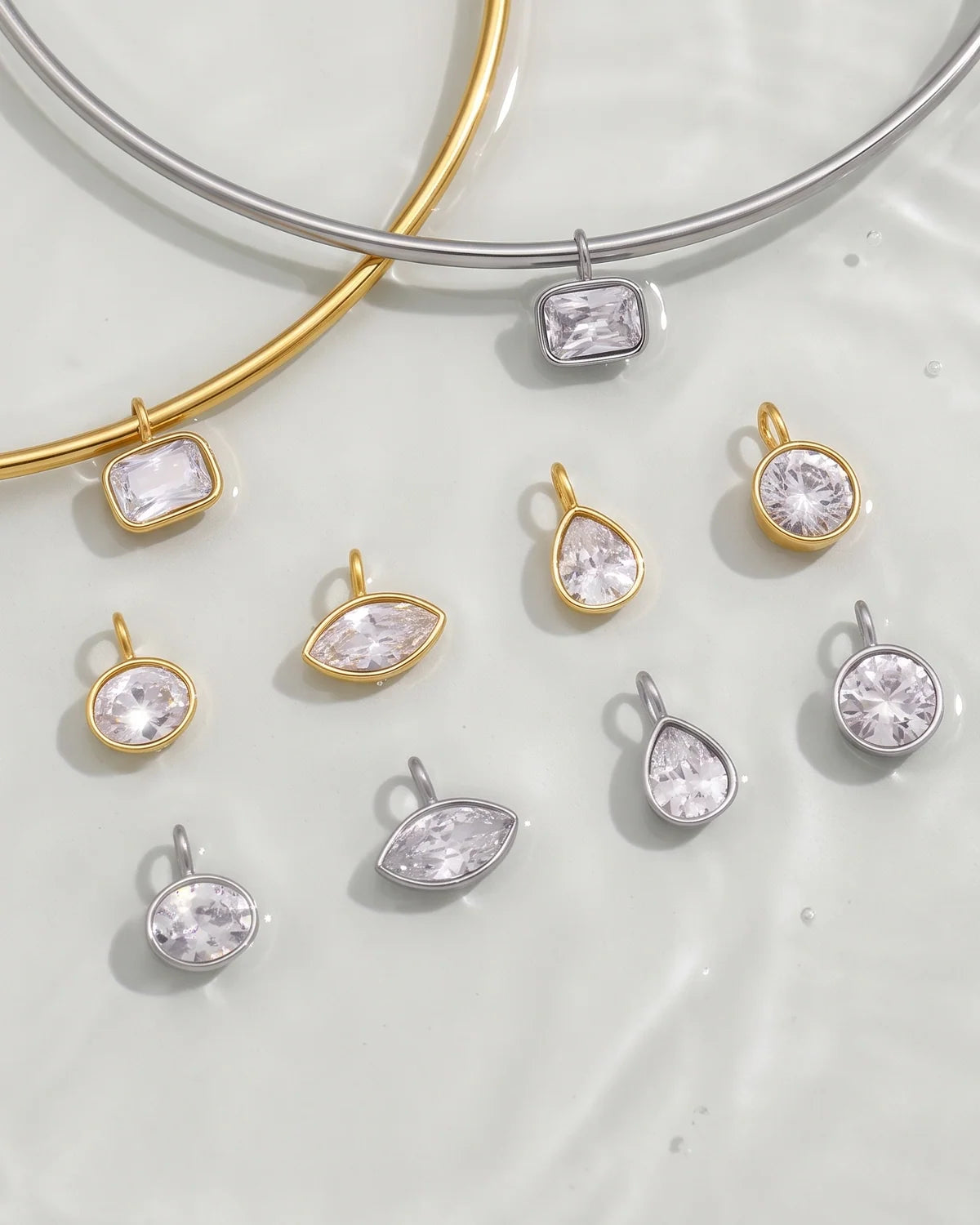 Bezel Collar Necklaces