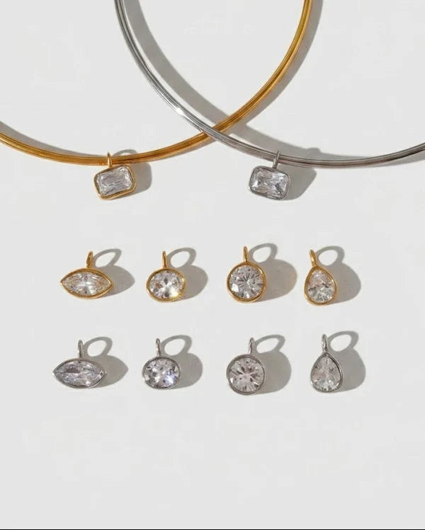 Bezel Collar Necklaces